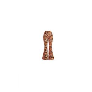 Unbranded Hippie 70s Style Floral Print Stretch Pants - Women’s Size Medium